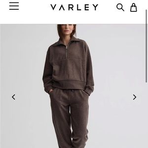 ⚡️VARLEY⚡️ set. Cyprus half zip and Ascot sweat pant